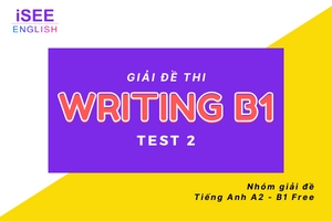 ĐỀ THI WRITING B1 - TEST 2
