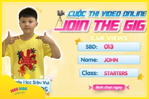 JOIN THE GIG - MỘT NGÀY HỌC SIÊU VUI TẠI ISEE KIDS (John - Phúc Hưng)