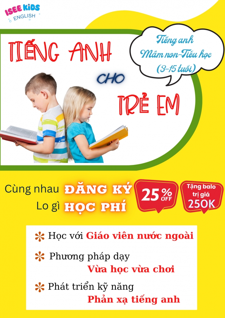 KHAI GIẢNG LỚP TIẾNG ANH MẦM NON - TRẺ EM