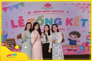 LỄ TỔNG KẾT MẦM NON SAKURA - ĐƠN VỊ LIÊN KẾT TRUNG TÂM NGOẠI NGỮ ISEE KIDS