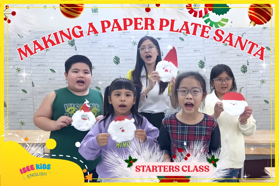 MAKING A PAPER PLATE SANTA