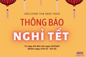 THÔNG BÁO NGHỈ TẾT TÂN SỬU